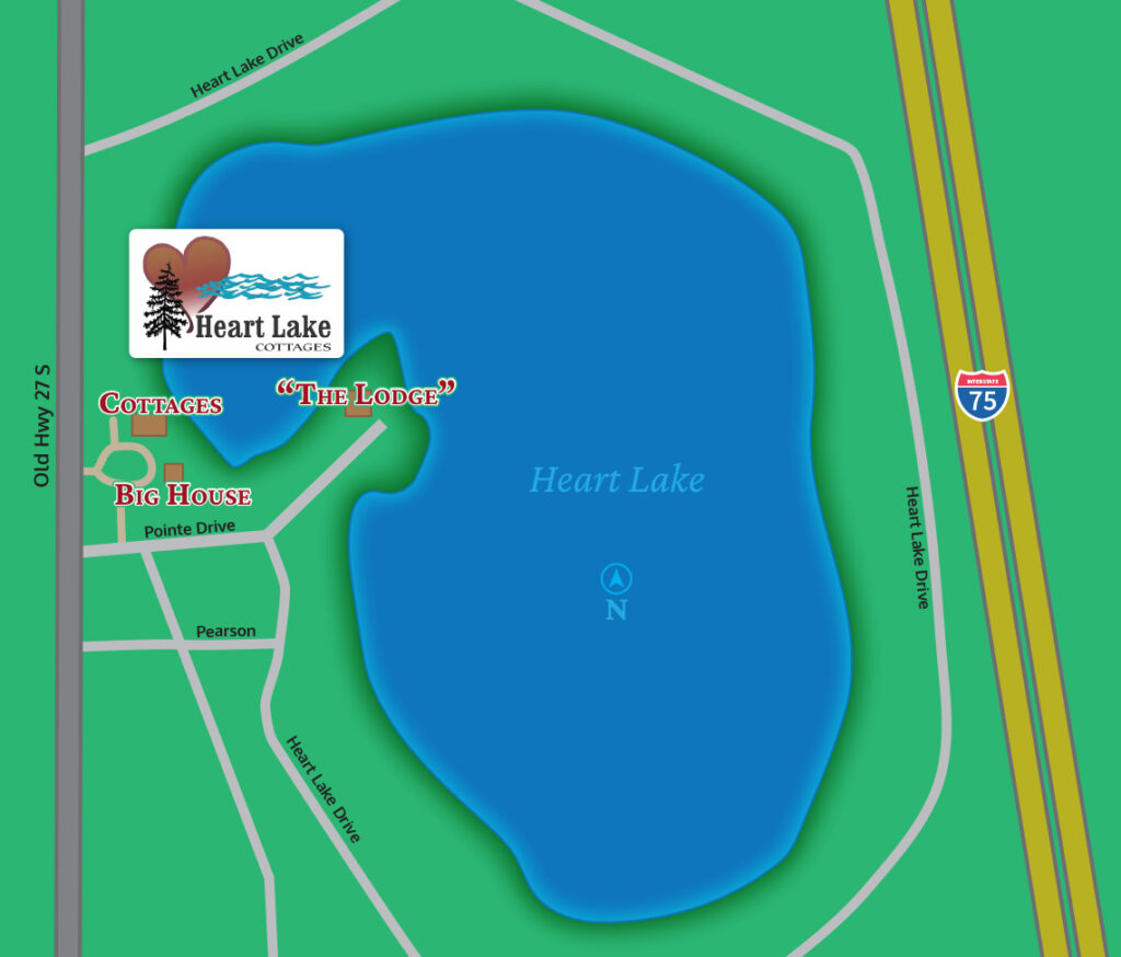 Resort Map | Heart Lake Cottages